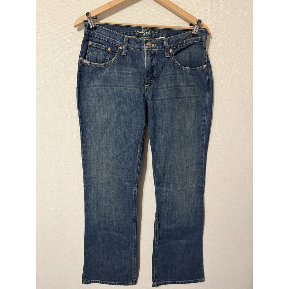 Cruel‎ Girl Slim Fit Jeans Women's Size 11R Denim Blue Western Style